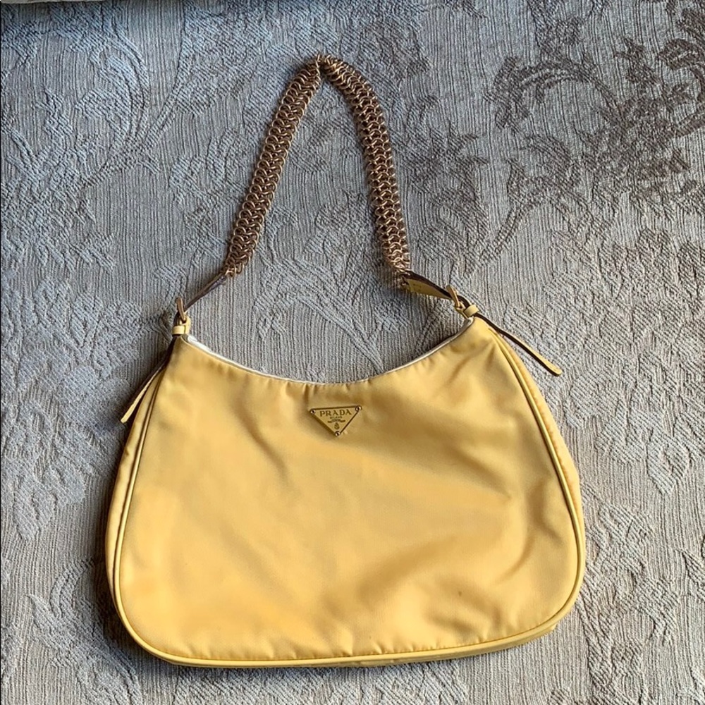 Prada Yellow Bag